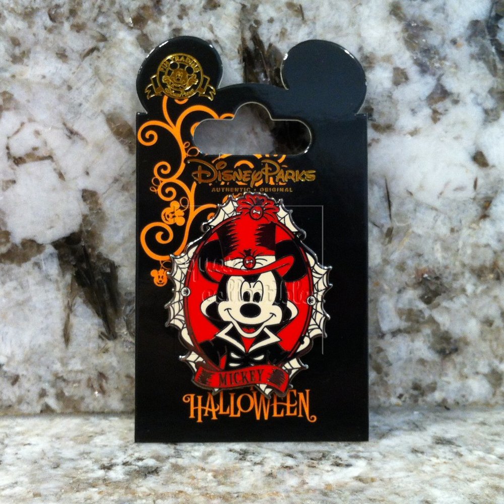 Disney Parks Halloween Pin Character Cameo Mickey Mouse Skeleton Costume 2017